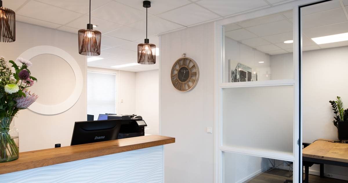 Het kantoor van de vestiging in Nieuwerkerk